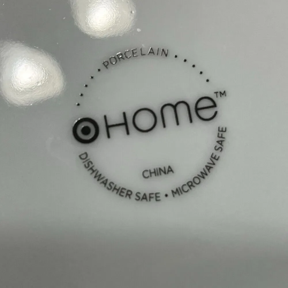 Target Home Set of 4 Salad Plates Paris Landmark Maps Porcelain 6”